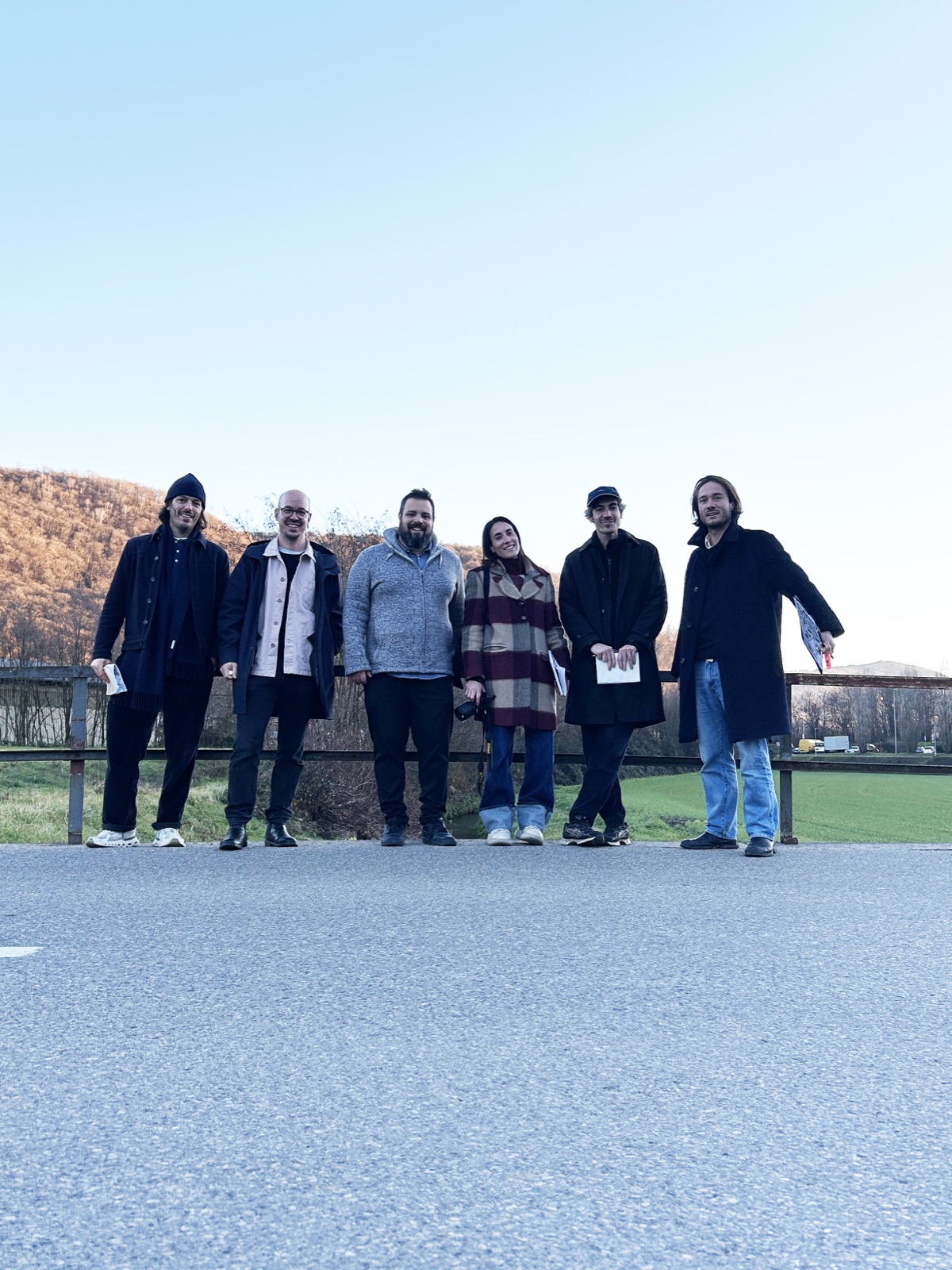Il team in sopralluogo a Bioggio · 13.12.2025